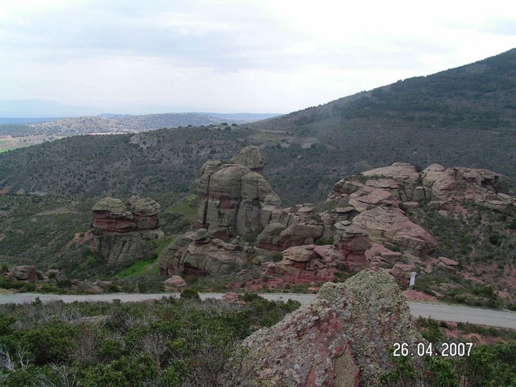 Meteorización en pinaculos del Bundsanstein en Peracense